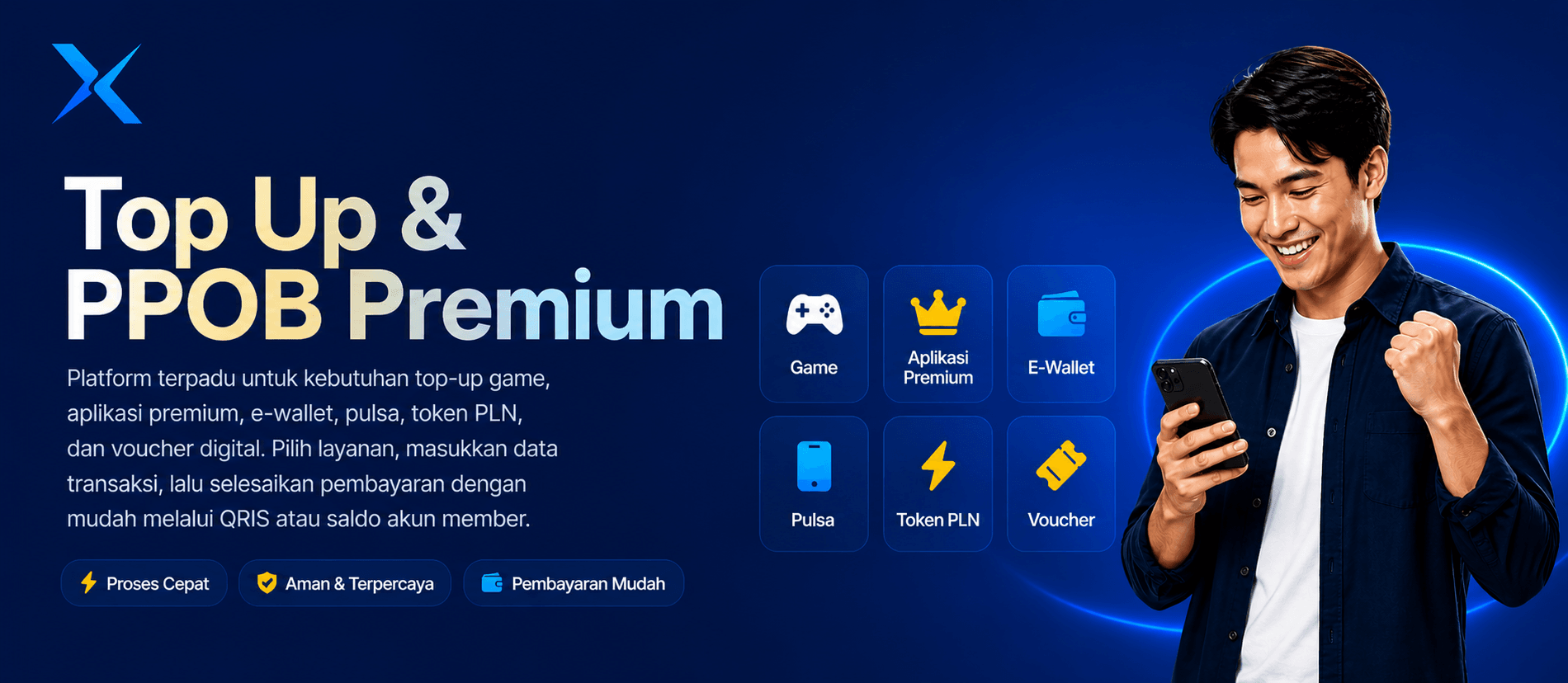 Top Up dan PPOB Premium MadPremiumX